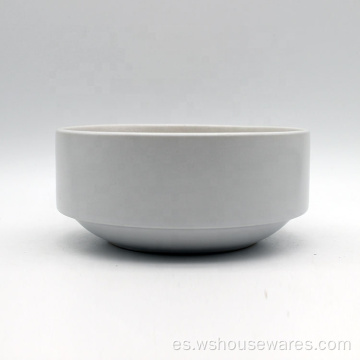 Cuencos de ensalada de fideos de arroz Conjunto de vajillas de cerámica porcelana